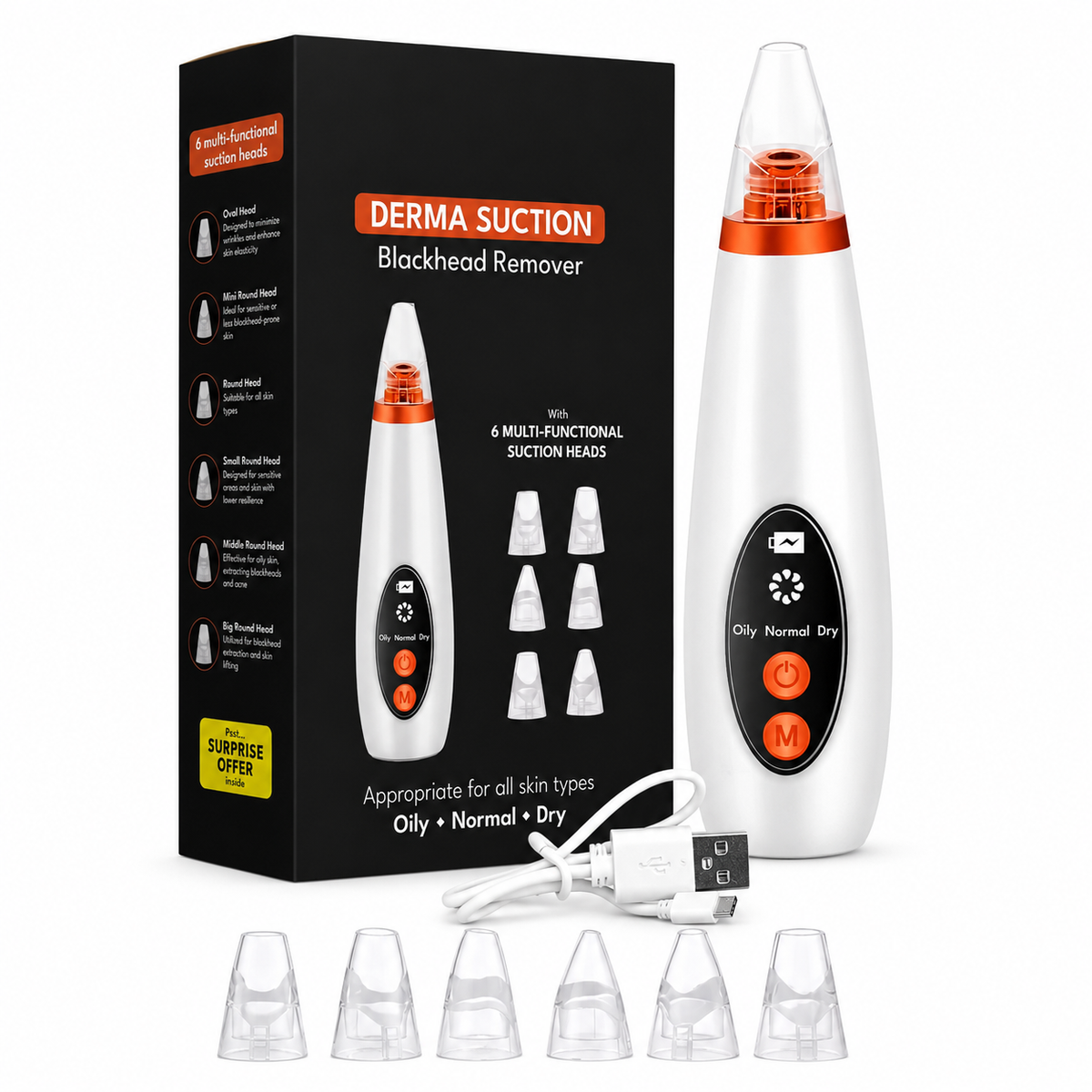 Blackhead Remover Derma Suction for Face