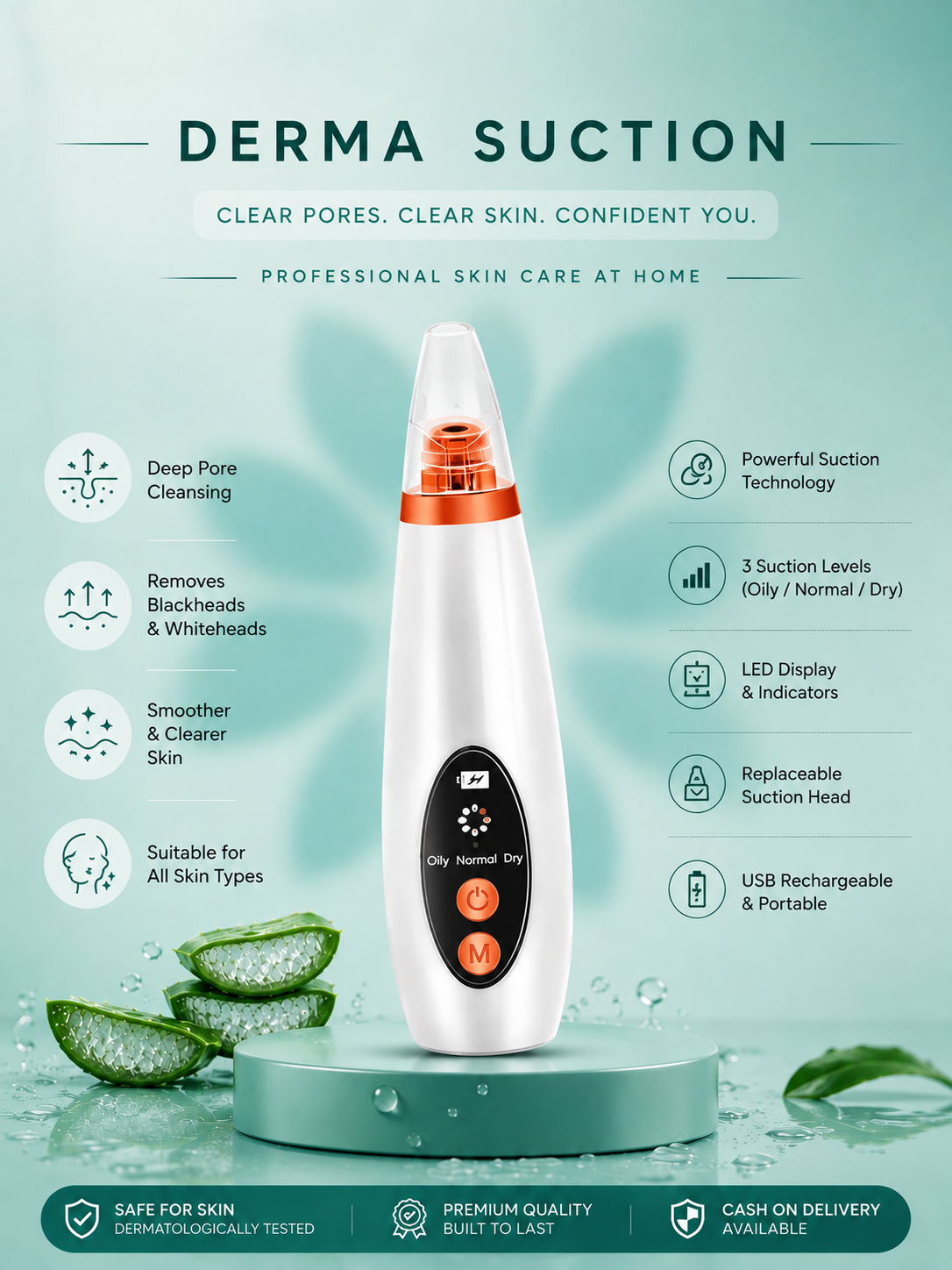 Blackhead Remover Derma Suction for Face